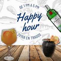 Happy hour Casa Bocana